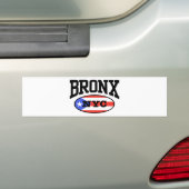 Bronx Puerto Rican Bumpersticker (Op auto)