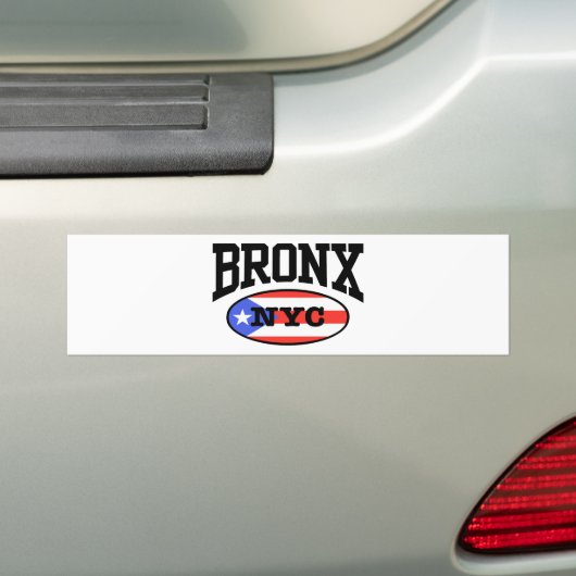 Bronx Puerto Rican Bumpersticker (Op auto)