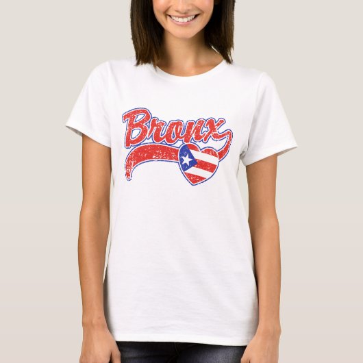 Bronx Puerto Rican T-shirt (Voorkant)