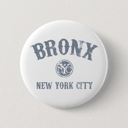 *Bronx Ronde Button 5,7 Cm (Voorkant)