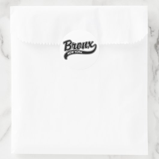 Bronx Ronde Sticker (Tas)