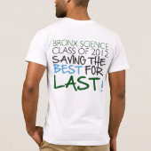 Bronx Science 2012 T-shirt (Achterkant)