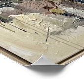 Bronx Streetleven Impasto Schilderij Poster (Hoek)