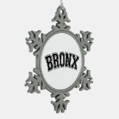 BRONX TIN SNEEUWVLOK ORNAMENT (Links)