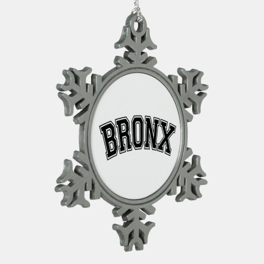 BRONX TIN SNEEUWVLOK ORNAMENT (Links)