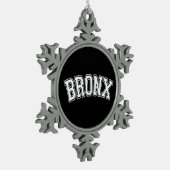 BRONX TIN SNEEUWVLOK ORNAMENT (Links)