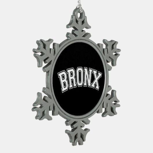 BRONX TIN SNEEUWVLOK ORNAMENT (Links)
