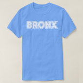 Bronx Typography Design T-shirt (Design voorkant)