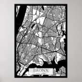 Bronx USA City Map Poster (Voorkant)