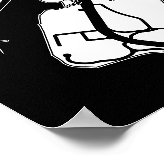 Bronx USA City Map Poster (Hoek)