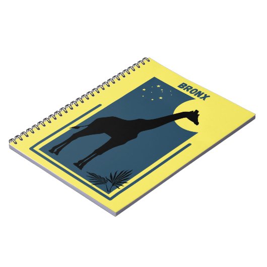 Bronx Zoo New York Giraffe Notitieboek (Linkerzijde)