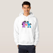 Brony Love Mannen-formaat hoodie (Voorkant volledig)