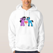 Brony Love Mannen-formaat hoodie