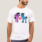 Brony Love Mannen Thirt T-shirt (Voorkant)