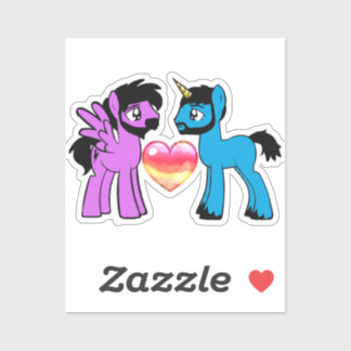 Brony love sticker