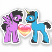 Brony love sticker (Voorkant)