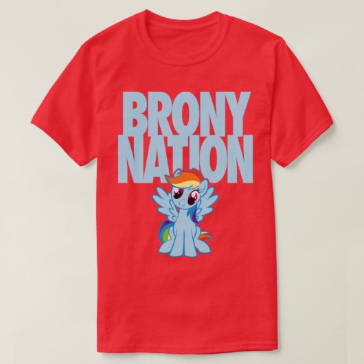 BRONY NATION T-SHIRT (Design voorkant)