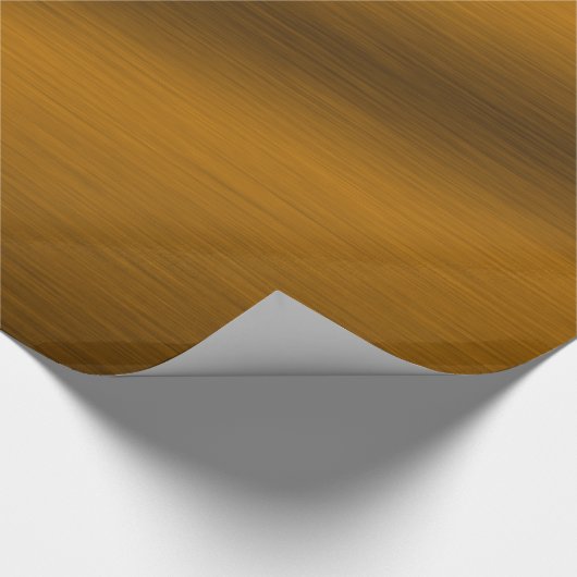 Bronze-achtergrond geborsteld cadeaupapier (Hoek)