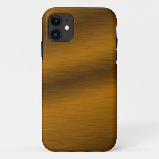 Bronze-achtergrond geborsteld Case-Mate iPhone case (Achterkant)