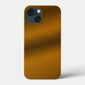 Bronze-achtergrond geborsteld Case-Mate iPhone case (Achterkant)