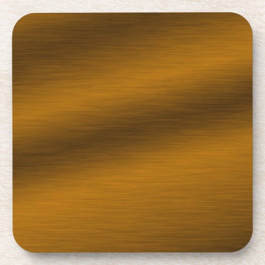 Bronze-achtergrond geborsteld drankjes onderzetter (Voorkant)