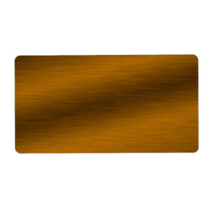 Bronze-achtergrond geborsteld etiket