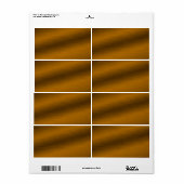 Bronze-achtergrond geborsteld etiket (Full Sheet)