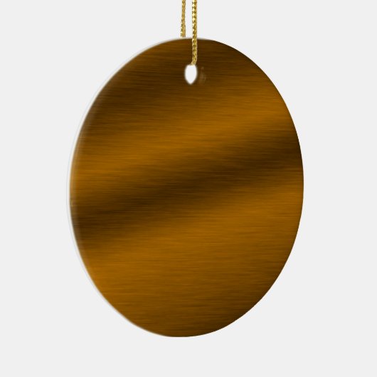 Bronze-achtergrond geborsteld keramisch ornament (Rechts)