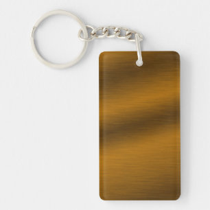 Bronze-achtergrond geborsteld sleutelhanger