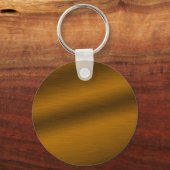 Bronze-achtergrond geborsteld sleutelhanger (Voorkant)