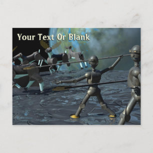 Bronze Age Robots Briefkaart