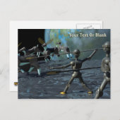 Bronze Age Robots Briefkaart (Voorkant / Achterkant)