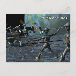 Bronze Age Robots Briefkaart