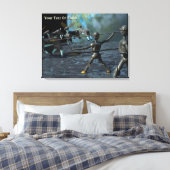 Bronze Age Robots Canvas Afdruk (Insitu (Slaapkamer))