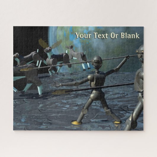 Bronze Age Robots Legpuzzel (Horizontaal)