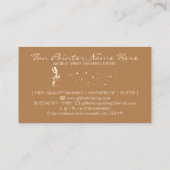 Bronze Airpenseelspuit Mobile Tan Visitekaartje (Achterkant)