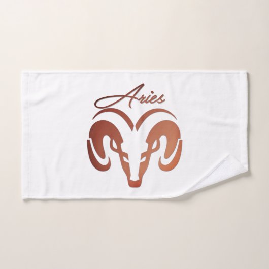 Bronze Aries de ringdierentuin Bad Handdoek (Handdoek)