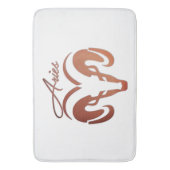 Bronze Aries de ringdierentuin Badmat (Voorkant Verticaal)