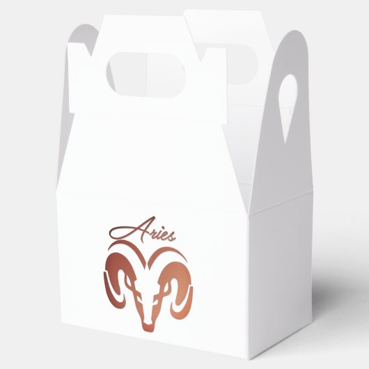 Bronze Aries de ringdierentuin Bedankdoosjes (Geopend)