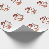 Bronze Aries de ringdierentuin Cadeaupapier (Hoek)