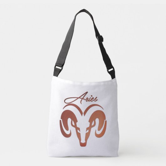 Bronze Aries de ringdierentuin Crossbody Tas (Voorkant)