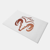 Bronze Aries de ringdierentuin Deurmat (Schuin)