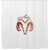 Bronze Aries de ringdierentuin Douchegordijn (Voorkant)