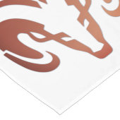 Bronze Aries de ringdierentuin Lange Tafelloper (Hoek)