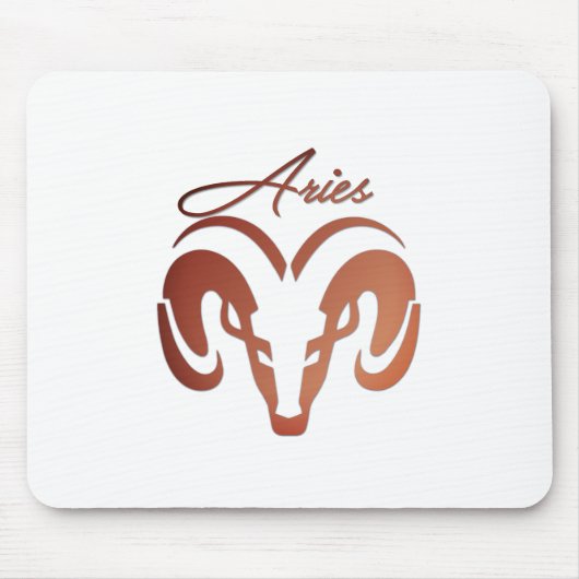 Bronze Aries de ringdierentuin Muismat (Voorkant)