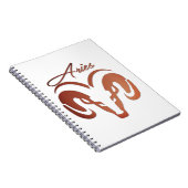 Bronze Aries de ringdierentuin Notitieboek (Rechterzijde)