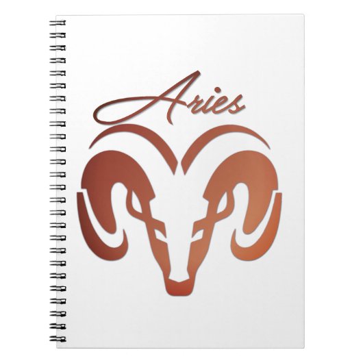 Bronze Aries de ringdierentuin Notitieboek (Voorkant)