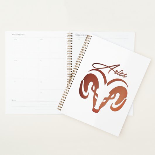 Bronze Aries de ringdierentuin Planner (Display)