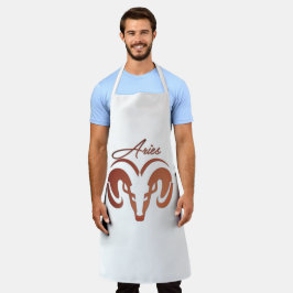 Bronze Aries de ringdierentuin Schort