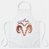 Bronze Aries de ringdierentuin Schort (Voorkant)